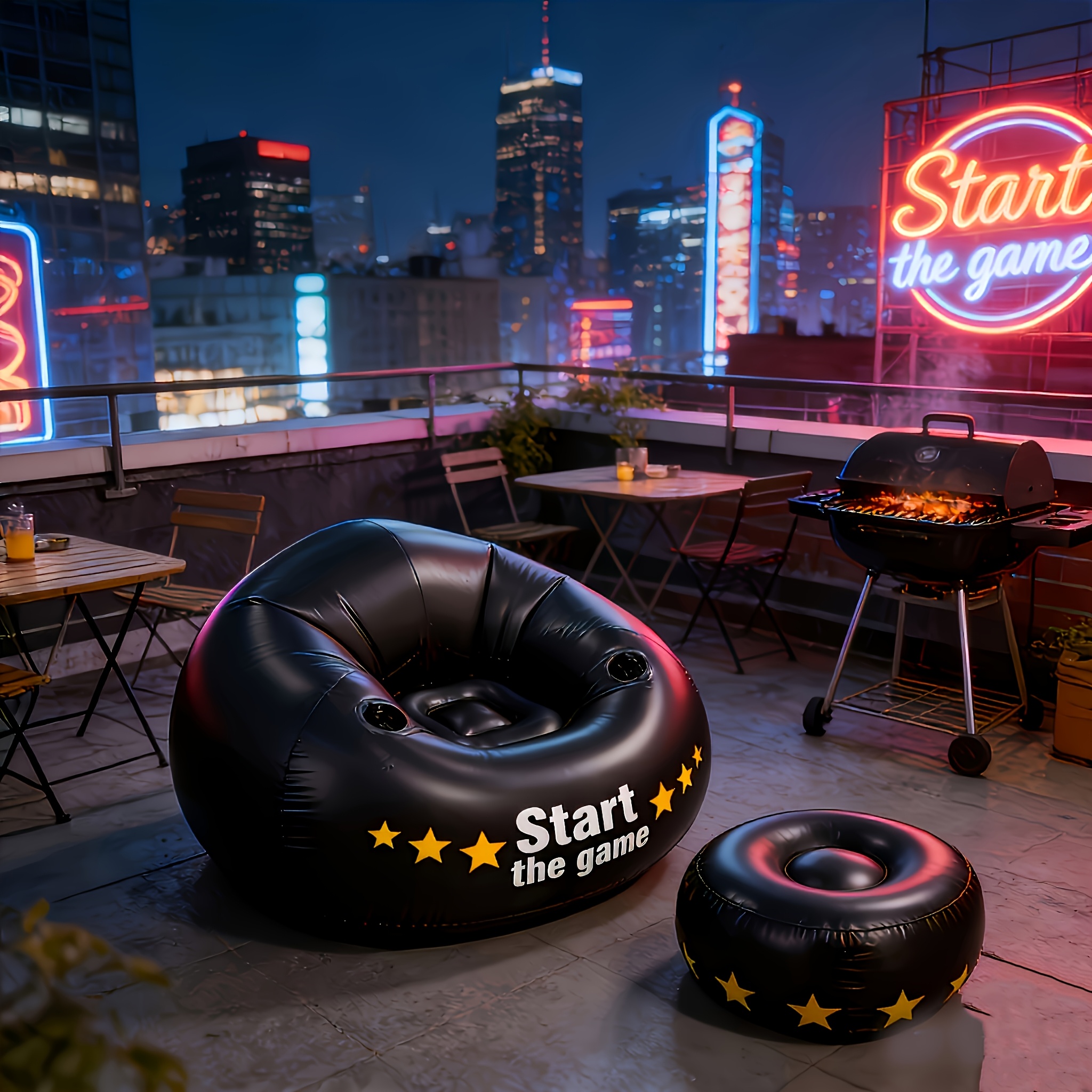 Gaming Inflatable Lazy Sofa Ch - Outdoor Furniture Lounge Chair avaliação e preço