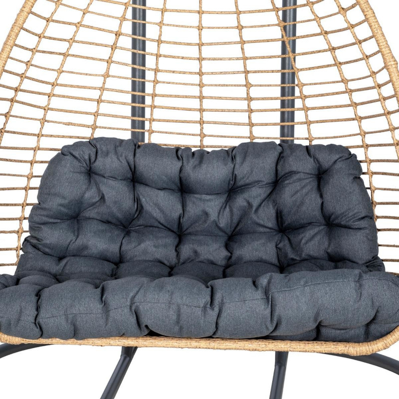 Luxury 2-Seater Hanging Chairs - Outdoor Furniture Egg Chair avaliação e preço