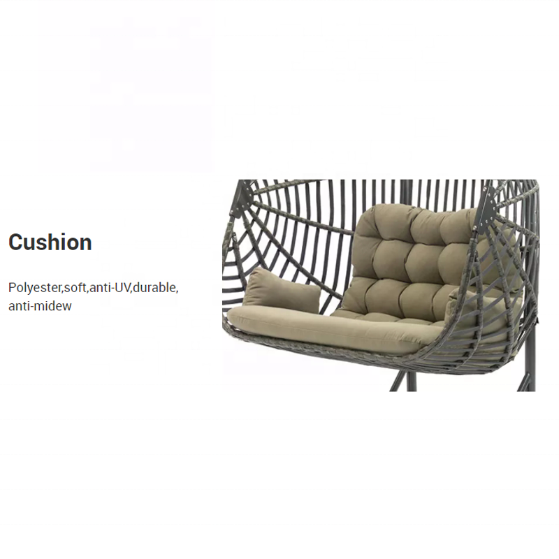Luxury 2-Seater Hanging Chairs - Outdoor Furniture Egg Chair avaliação e preço