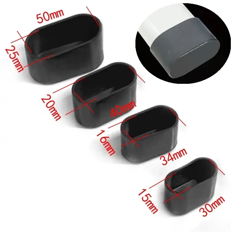 16pcs Transparent Oval Chair L - Outdoor Furniture Leg Protectors avaliação e preço