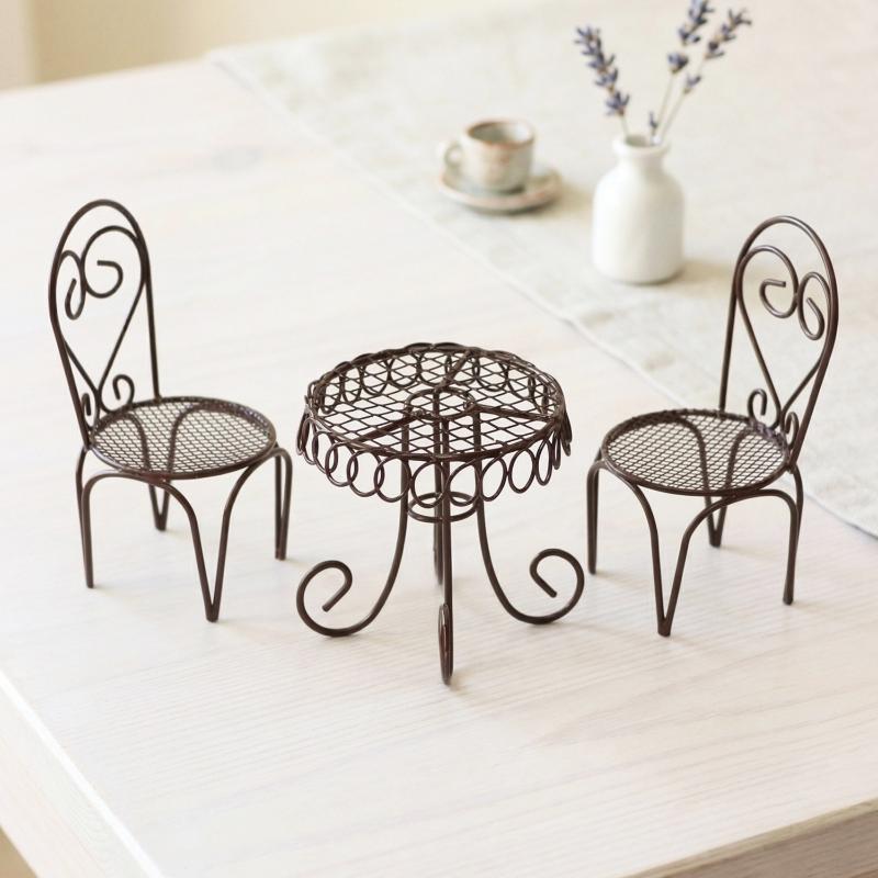 1/3Pcs Dollhouse Garden Displa - Outdoor Furniture Sales avaliação e preço