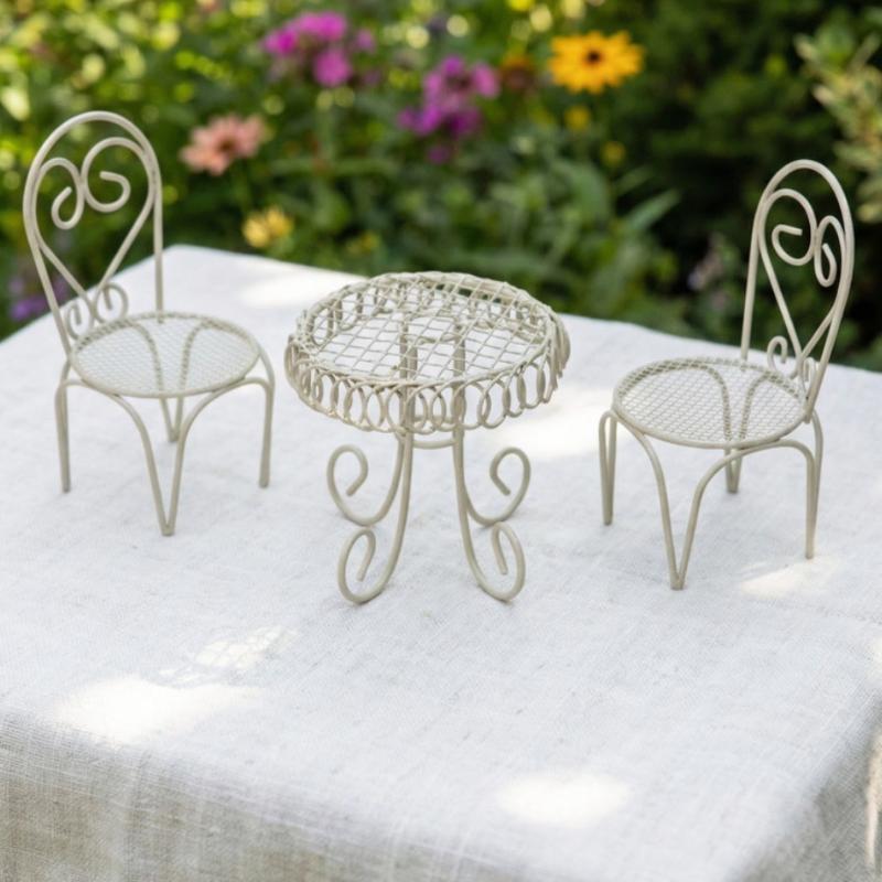 1/3Pcs Dollhouse Garden Displa - Outdoor Furniture Sales avaliação e preço