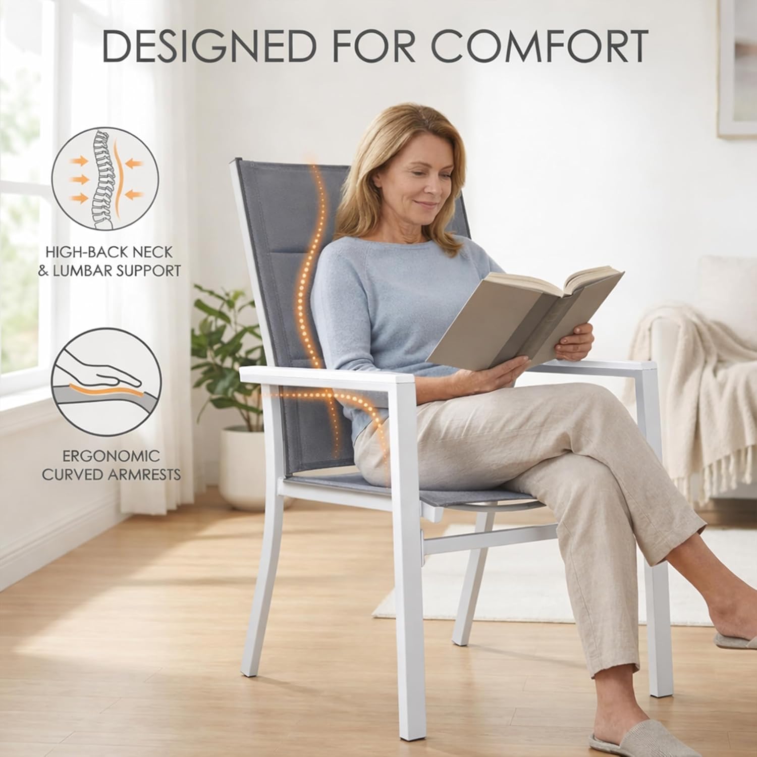 Aluminum Frame Padded Textilen - Outdoor Furniture Quick Dry avaliação e preço
