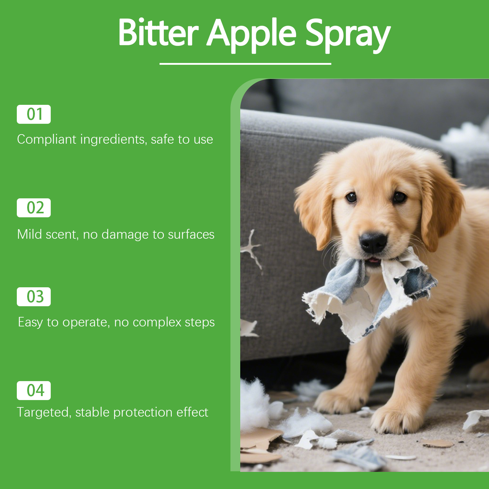 Pet Anti-Chew Spray Non-Toxic  - Outdoor Furniture Quick Dry avaliação e preço