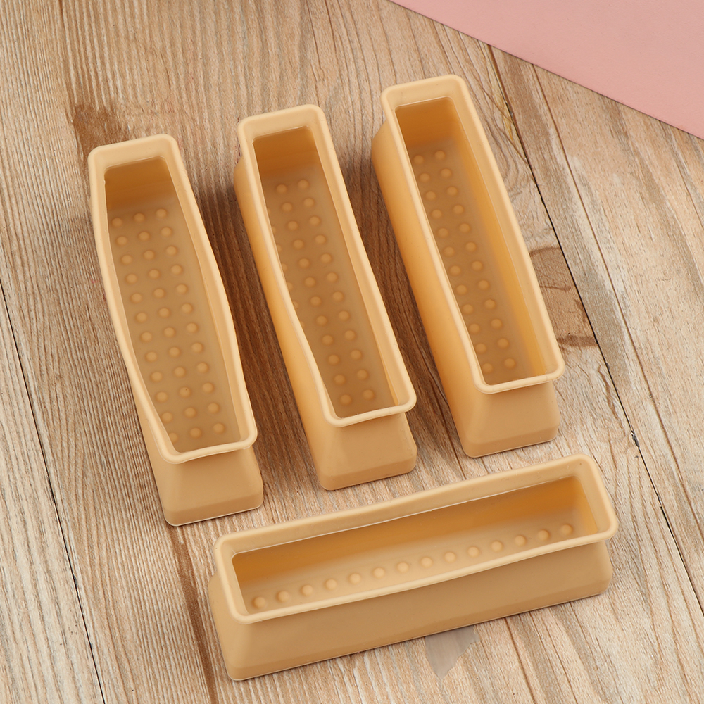 4PCS Silicone Rectangular Feet - Outdoor Furniture Leg Protectors avaliação e preço