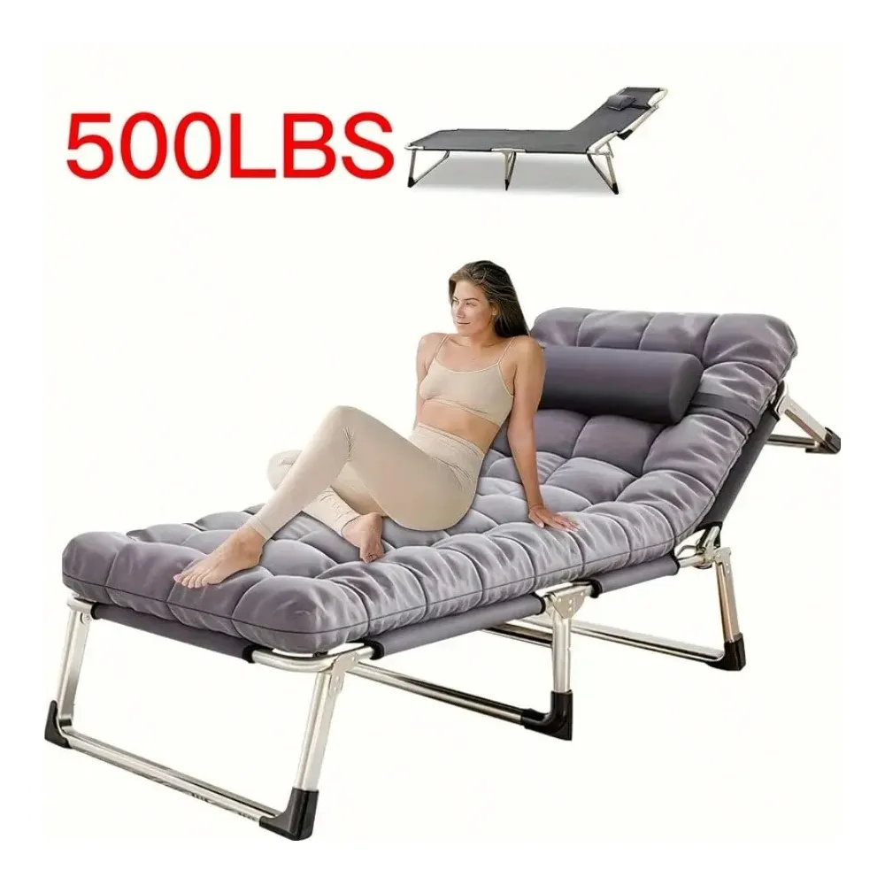 Folding Bed With Cushion Light - Outdoor Daybed Sofa avaliação e preço
