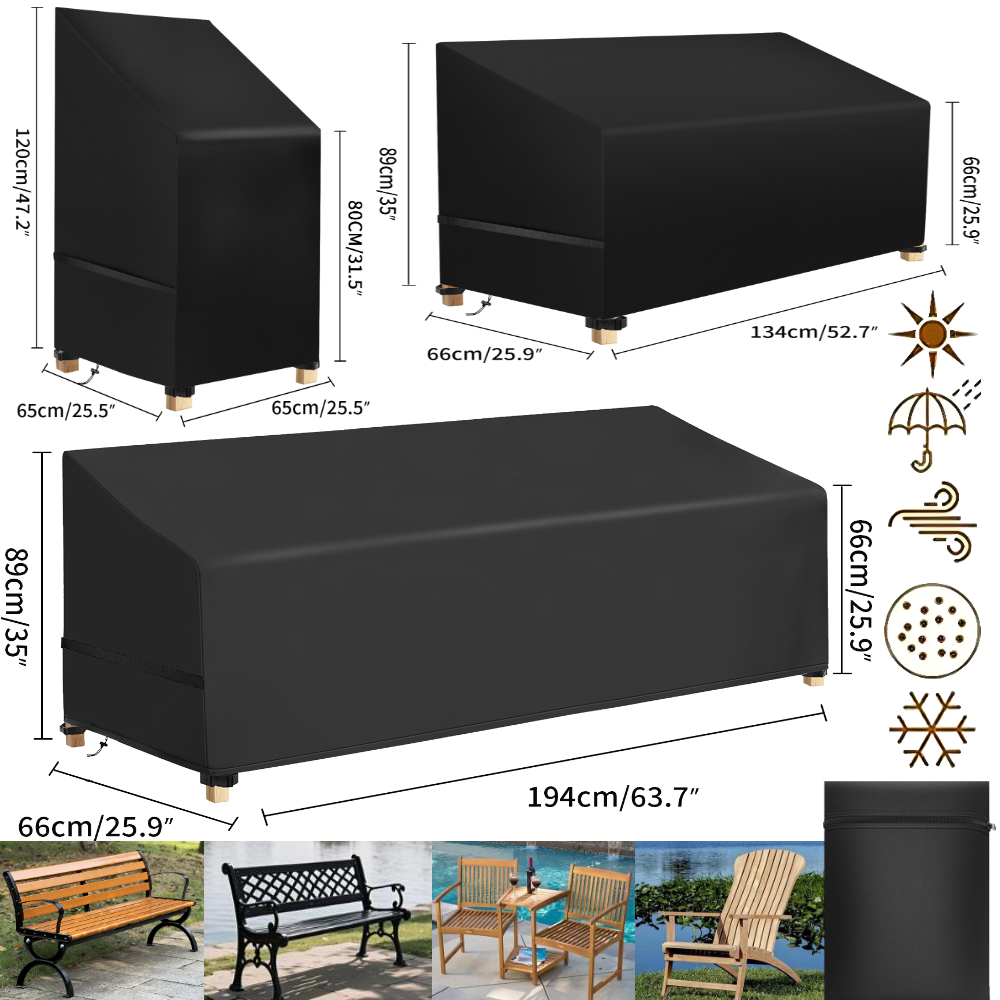 Waterproof Patio Chair Dust Co - Outdoor Furniture Lounge Chair avaliação e preço
