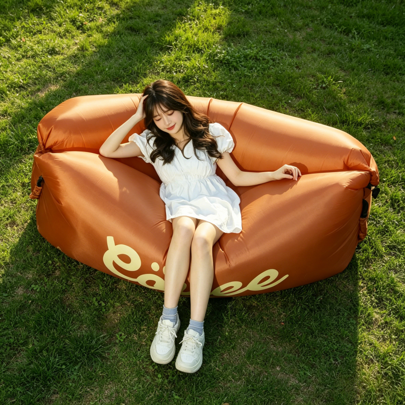 Portable Inflatable Air Sofa L - Outdoor Daybed Sofa avaliação e preço