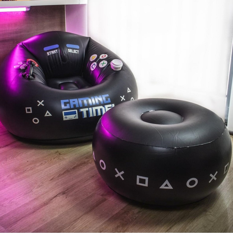 Inflatable Gaming Chair For Ki - Outdoor Furniture Kids avaliação e preço