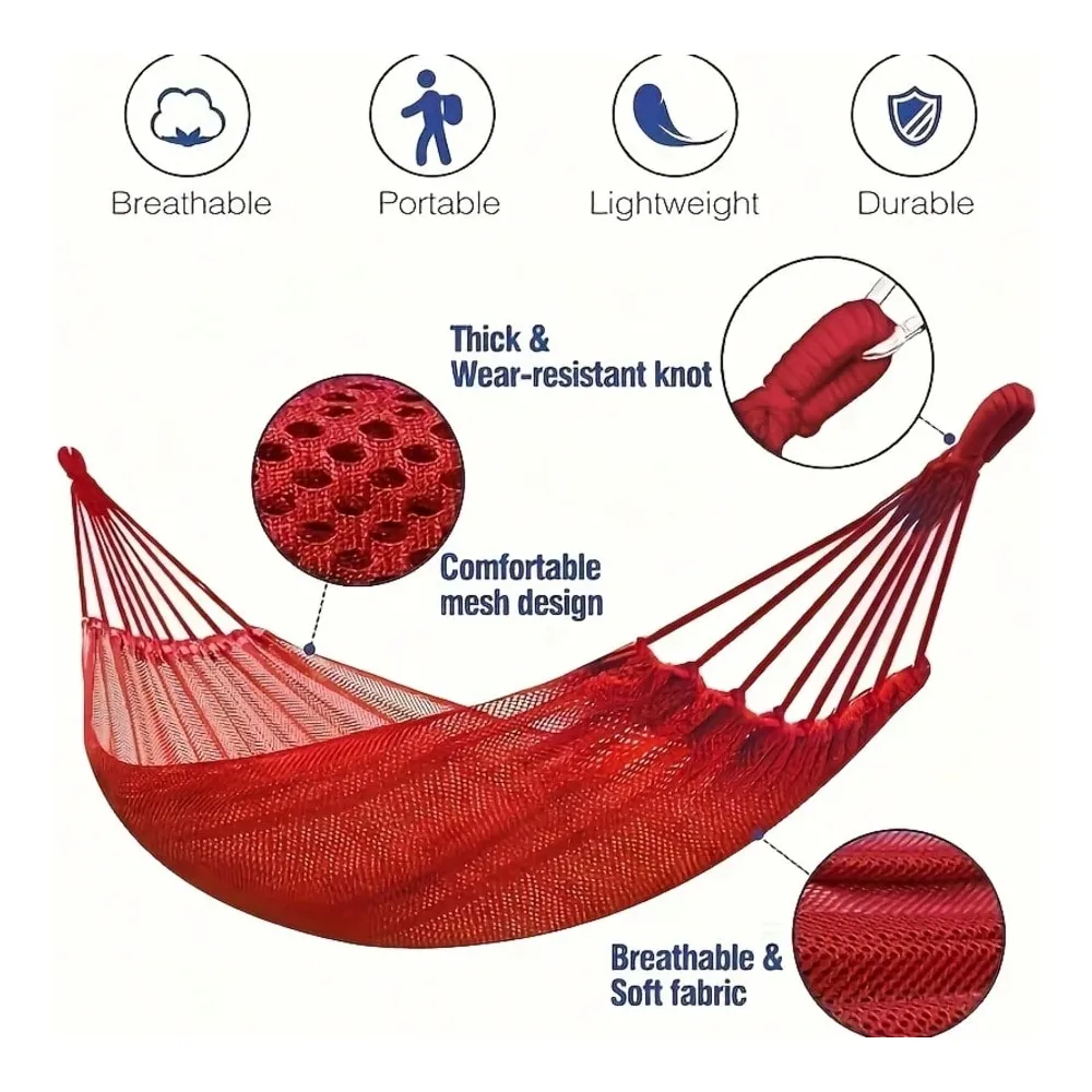 Camping Hammock, Ice Silk Hamm - Outdoor Furniture Quick Dry avaliação e preço