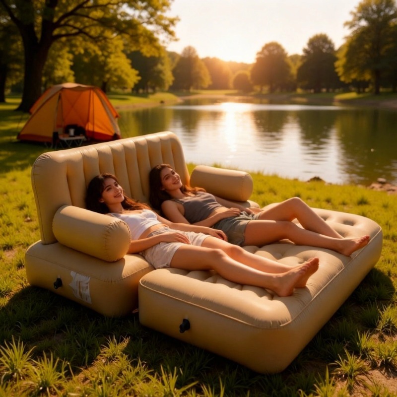 Outdoor Inflatable Foldable So - Outdoor Daybed Sofa avaliação e preço