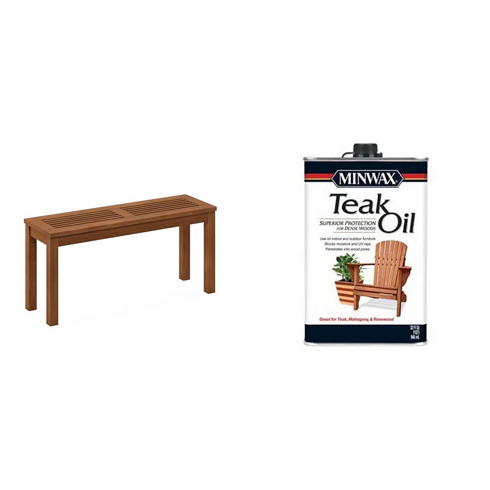 Backless Outdoor Bench With Te - Outdoor Furniture Oil Teak avaliação e preço